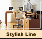 カリモク学習机:Stylish line
