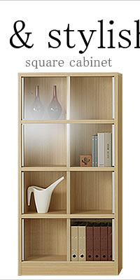 ガラス引戸の本棚：高さ1800mm｜家具 通販 K-Style.（本棚）